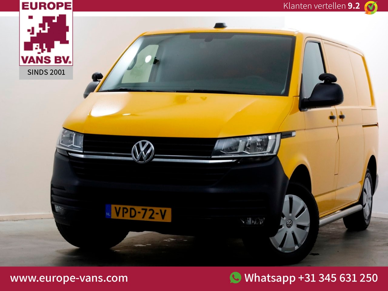 Volkswagen Transporter - T6.1 2.0 TDI 150pk L1H1 DSG-Automaat Airco/Navi/2x Schuifdeur 04-2022 - AutoWereld.nl