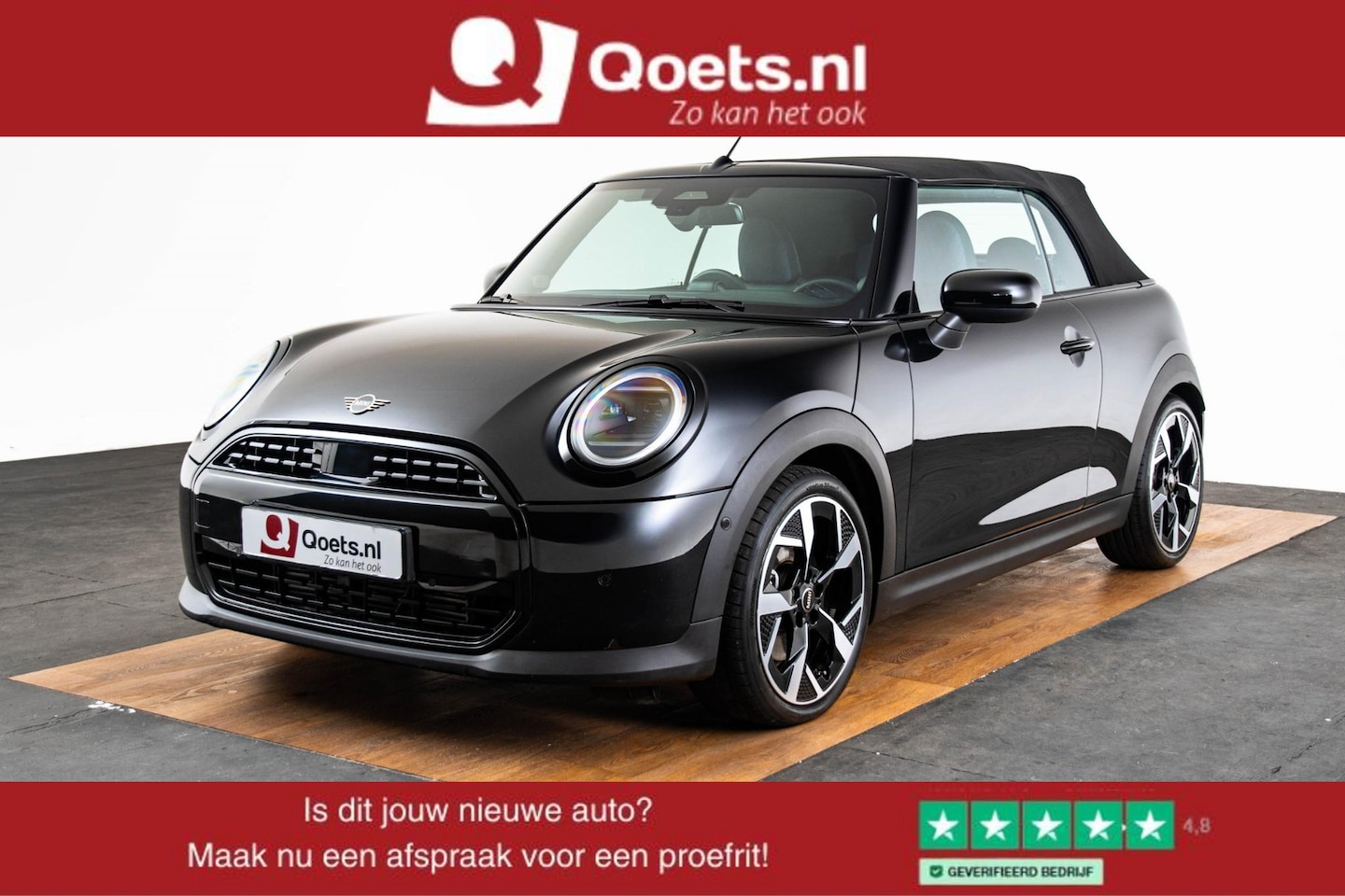 MINI Cabrio - Mini 2.0 Cooper C Classic M Head up - Elektrisch verwarmde stoelen - Comfort Acces - Spieg - AutoWereld.nl