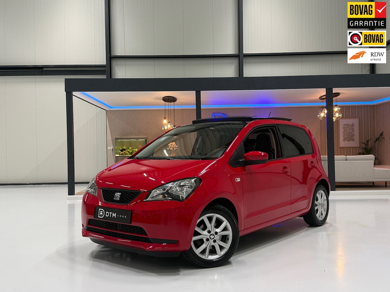 SEAT Mii - 1.0 FR 75PK Intense Pano Pdc Clima Led Cruise Airco Bluetooth Stoelverw. - AutoWereld.nl