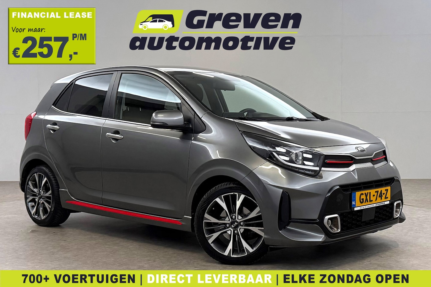 Kia Picanto - 1.0 DPi GT-Line | Airco | Camera | Carplay | LED | Parkeersens. - AutoWereld.nl