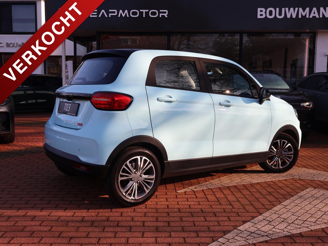 Leapmotor T03 - EV 37,3 kWh 95PK Design, Rijklaarprijs | Camera | Navigatie | Panoramadak | Lichtmetalen w - AutoWereld.nl