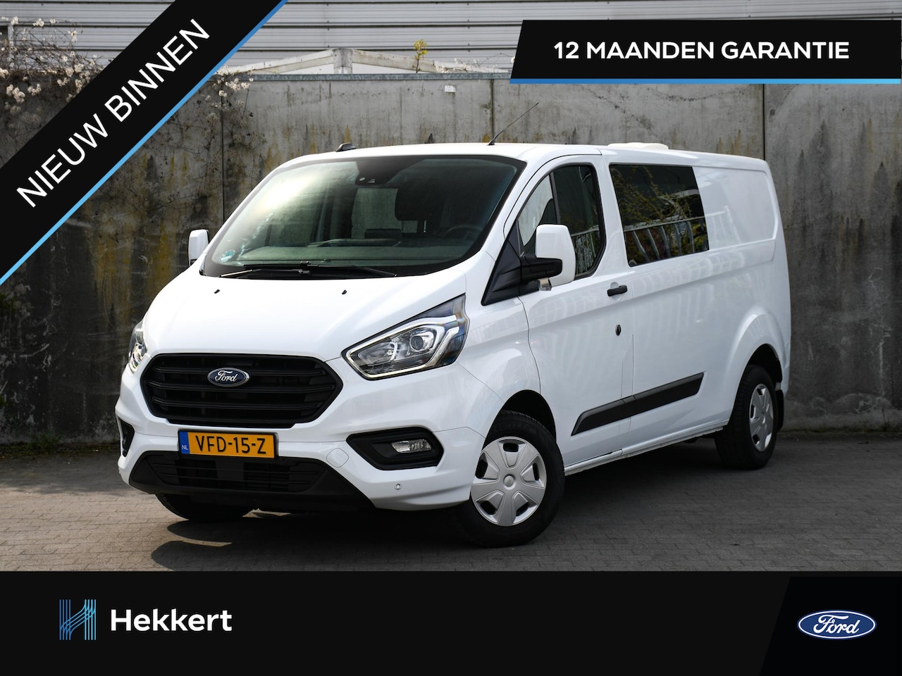 Ford Transit Custom - 300 Trend L2H1 2.0 TDCI 130pk 100% DEALER OND. | PDC + CAM. | WINTER-PACK | TREKHAAK - AutoWereld.nl