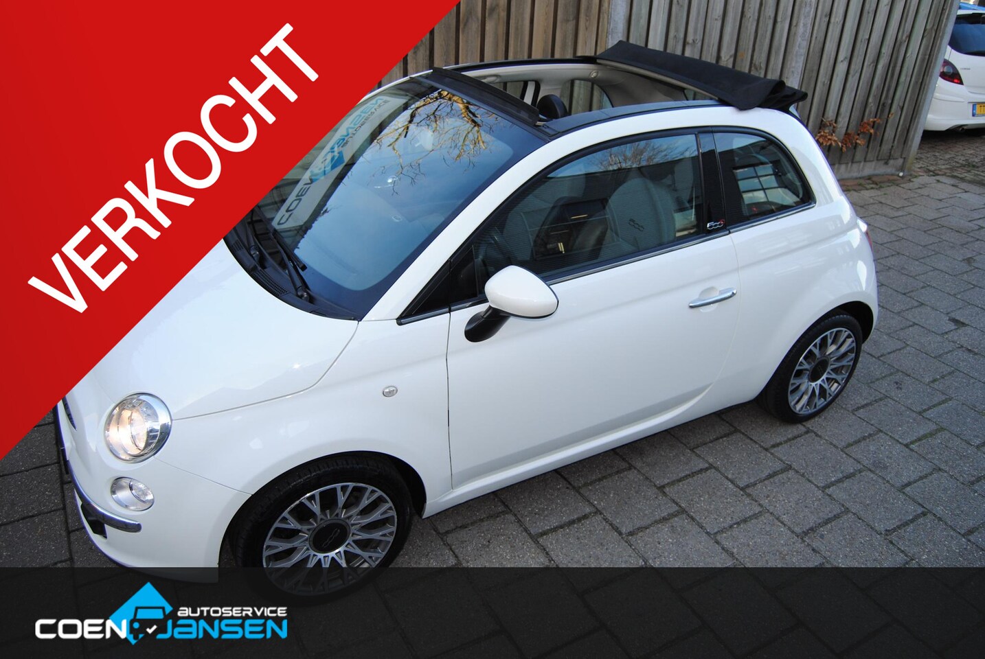 Fiat 500 C - 0.9 TwinAir Turbo Lounge Cabrio, Origineel Nederlandse auto. Lage km stand - AutoWereld.nl
