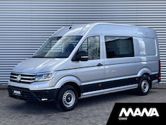 Volkswagen Crafter - 35 2.0TDI 177PK L3H3 DC Highline Automaat LED 7 persoons Carplay Clima Stoelverwarming