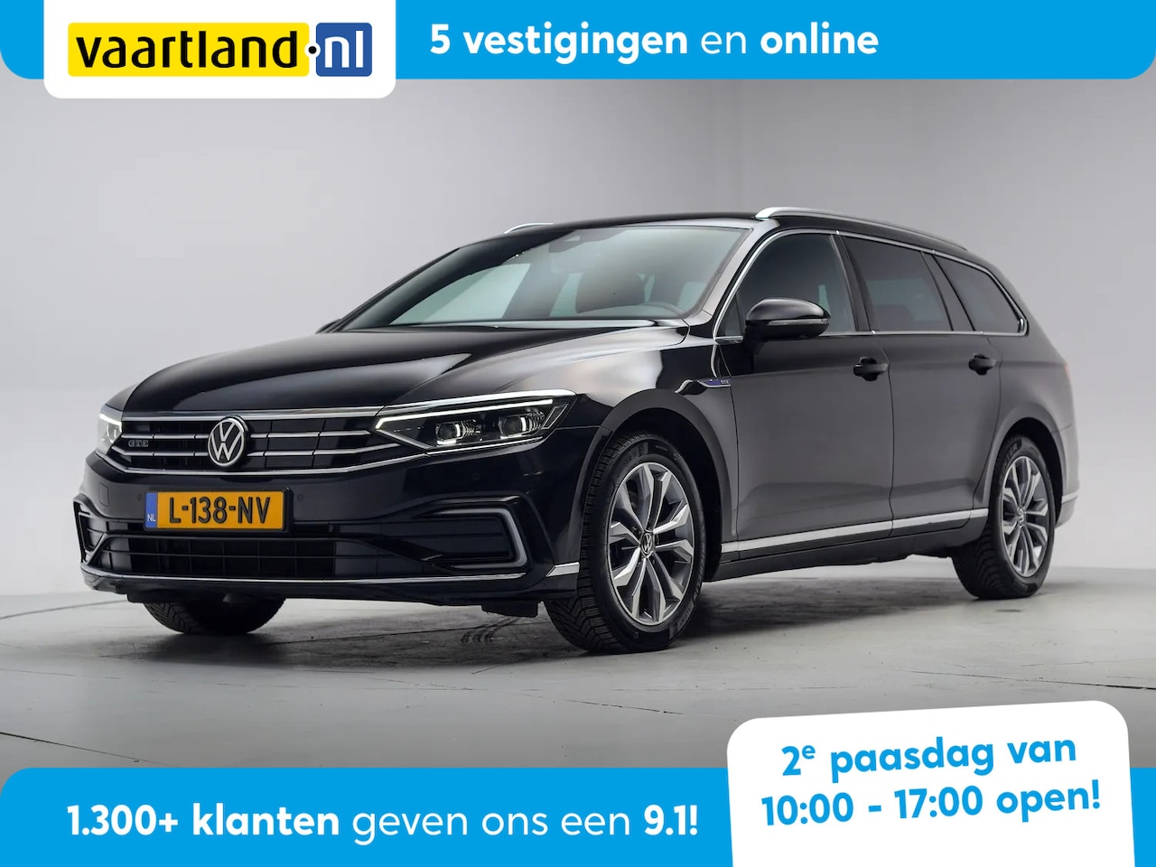 Volkswagen Passat Variant - 1.4 TSI PHEV GTE Business Aut. [ Navi Virtual 360°Cam Trekhaak ] - AutoWereld.nl