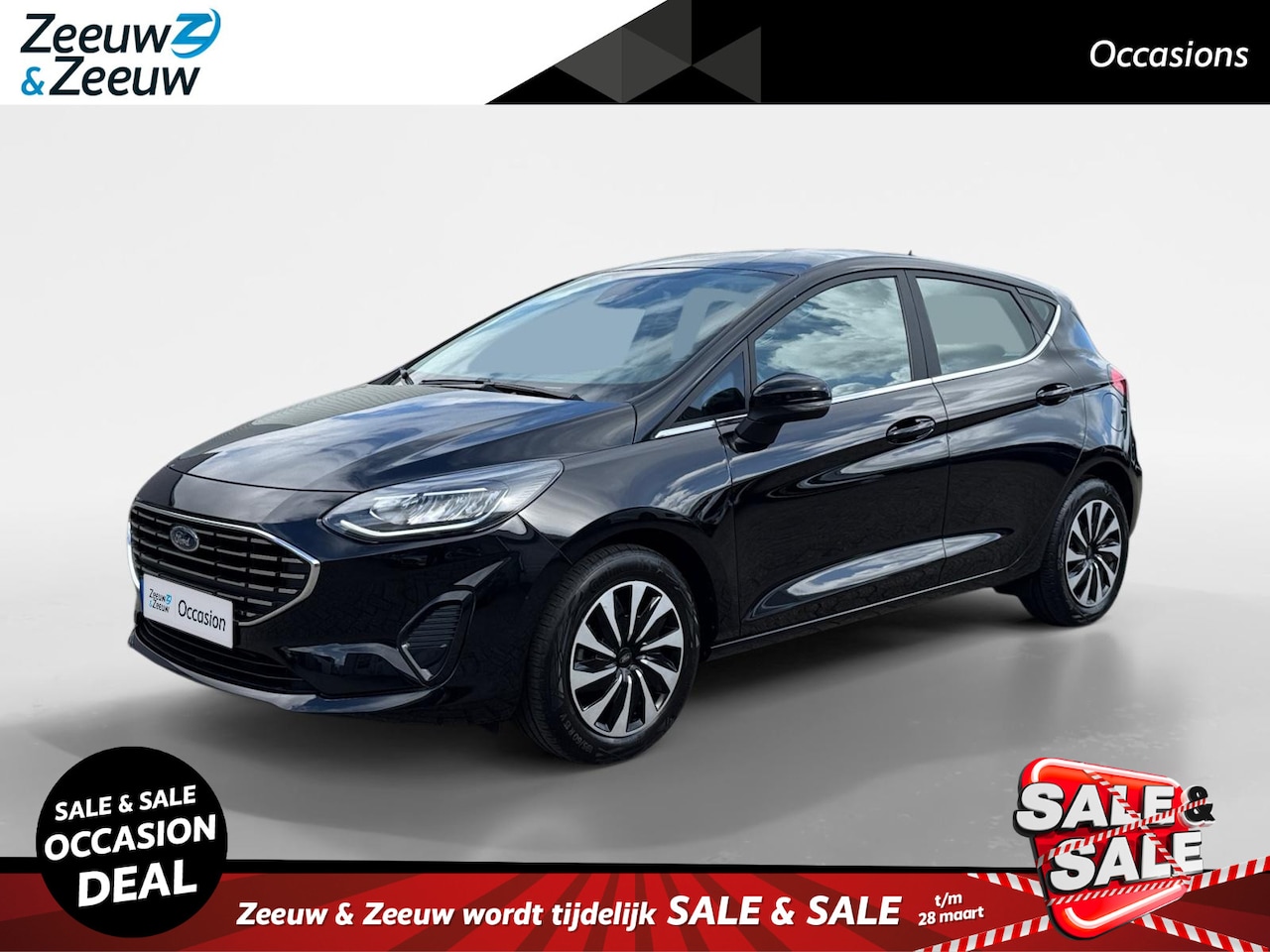 Ford Fiesta - 1.0 EcoBoost Hybrid Titanium | Origineel NL auto| Dealer onderhouden | Winter pack | Keyle - AutoWereld.nl