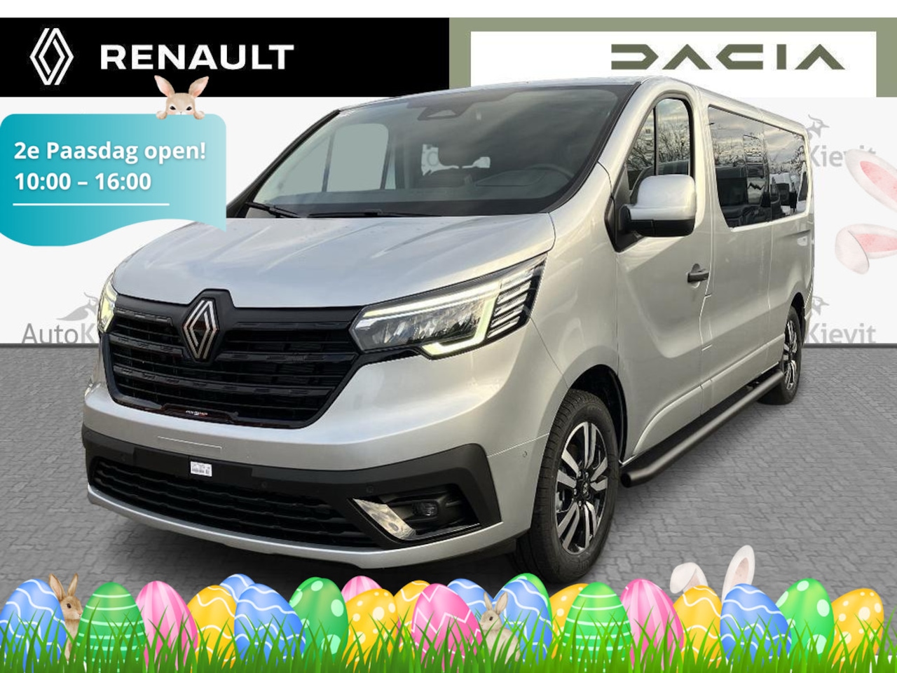 Renault Trafic - 2.0 Blue dCi EDC 170 T29 L2H1 Extra DC - 125th Anniversary - Dubbel Cabine / Alarm / Trekh - AutoWereld.nl