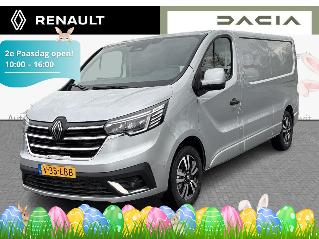 Renault Trafic - 2.0 Blue dCi 170 T30 L2H1 Extra - Reservewiel - Alarm / 17\" lichtmetalen velgen Noir - Ho - AutoWereld.nl