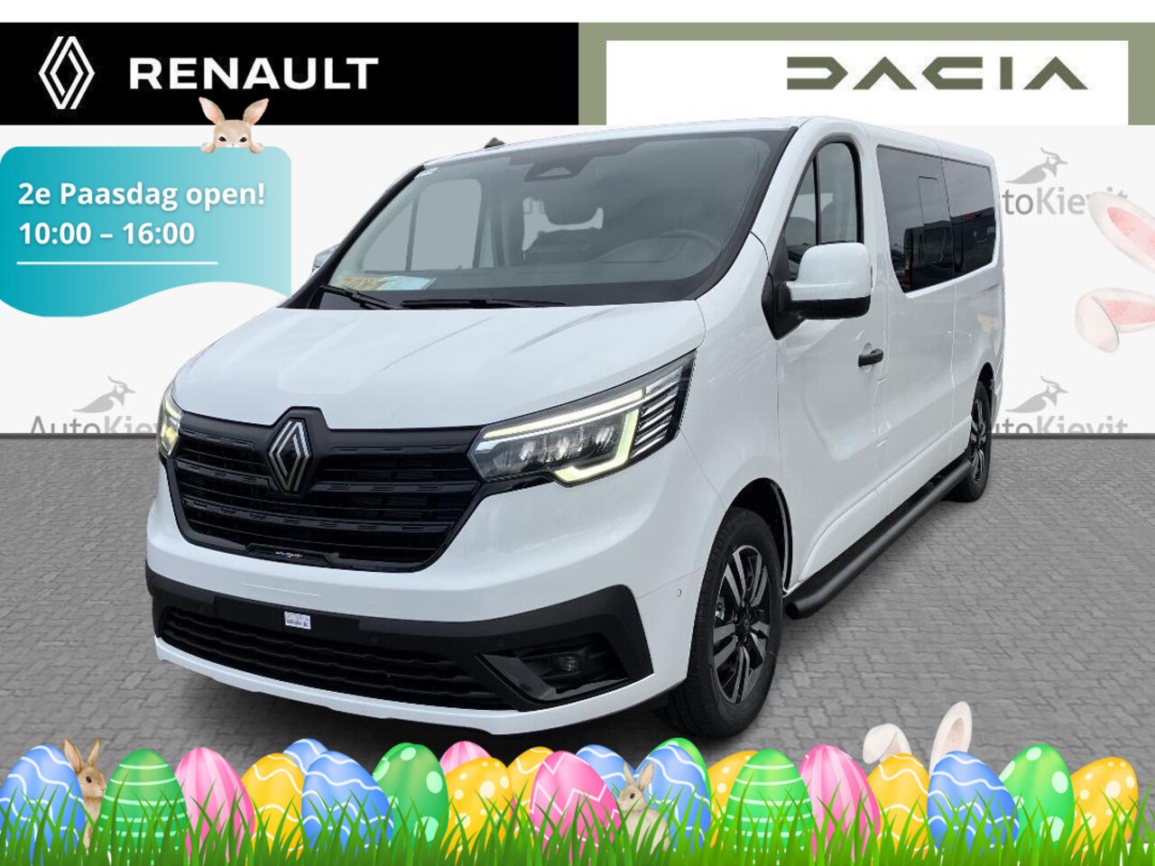 Renault Trafic - 2.0 Blue dCi EDC 170 T29 L2H1 Extra DC - 125th Anniversary - Dubbel Cabine / Alarm / Trekh - AutoWereld.nl