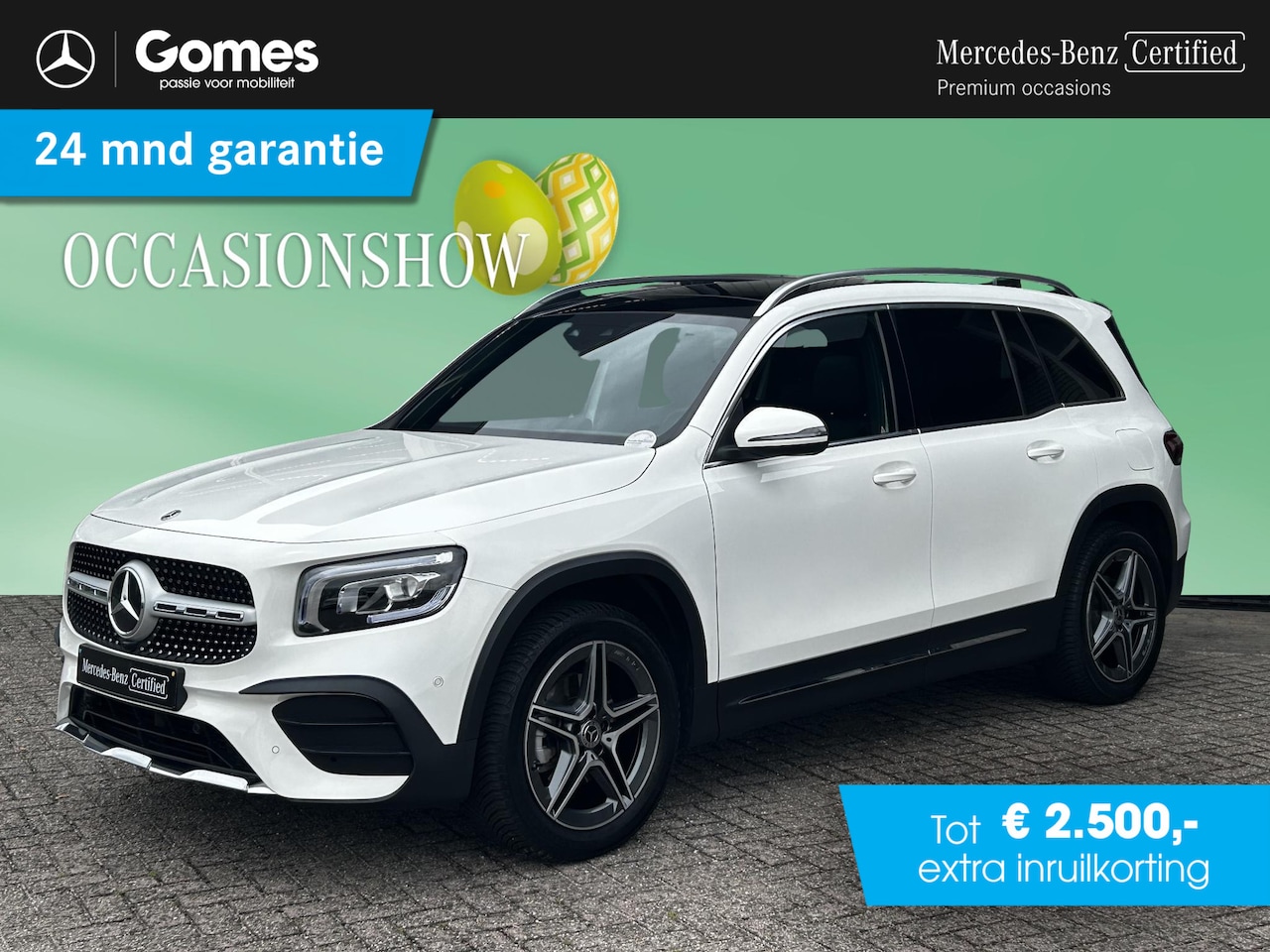 Mercedes-Benz GLB - 180 AMG Line | Panoramadak | Cruise Control | Stoelverwarming - AutoWereld.nl