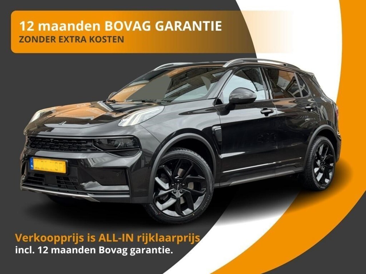 Lynk & Co 01 - 1.5 PHEV 261PK BLACK-EDITION PANODAK/ZWARTE DAKHEMEL/NL-AUTO/1EIG. - AutoWereld.nl