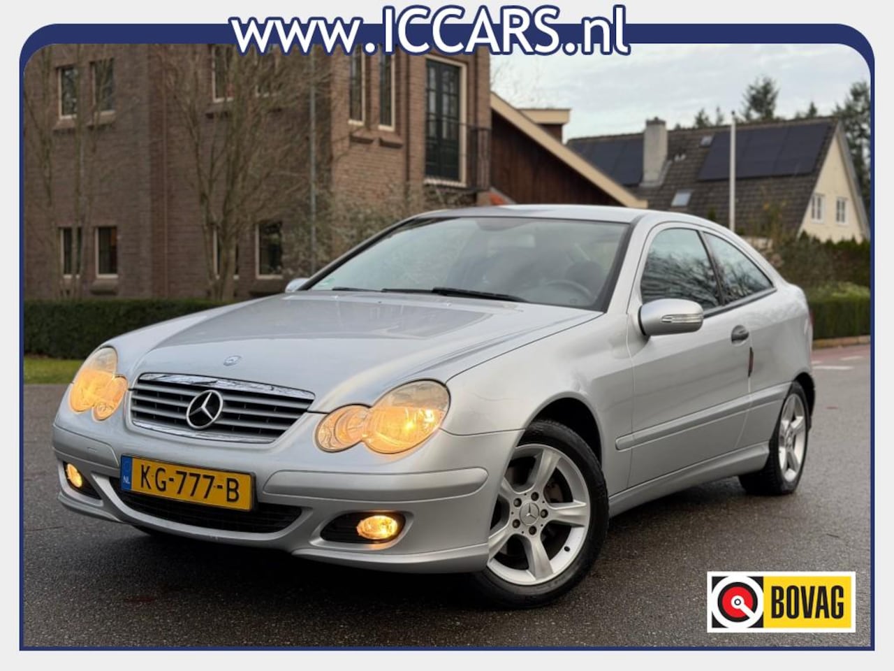 Mercedes-Benz C-klasse - 180 Kompr. Sportcoupe - 6 bak - airco !!! - AutoWereld.nl