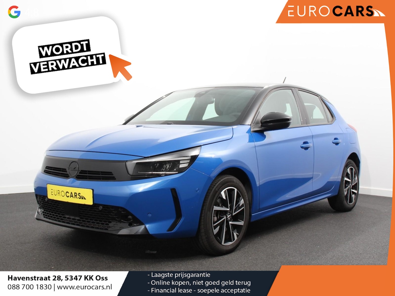 Opel Corsa - 1.2 Turbo Hybrid 100pk Automaat GS Nieuw Model! | Navigatie | Apple Carplay/Android Auto | - AutoWereld.nl