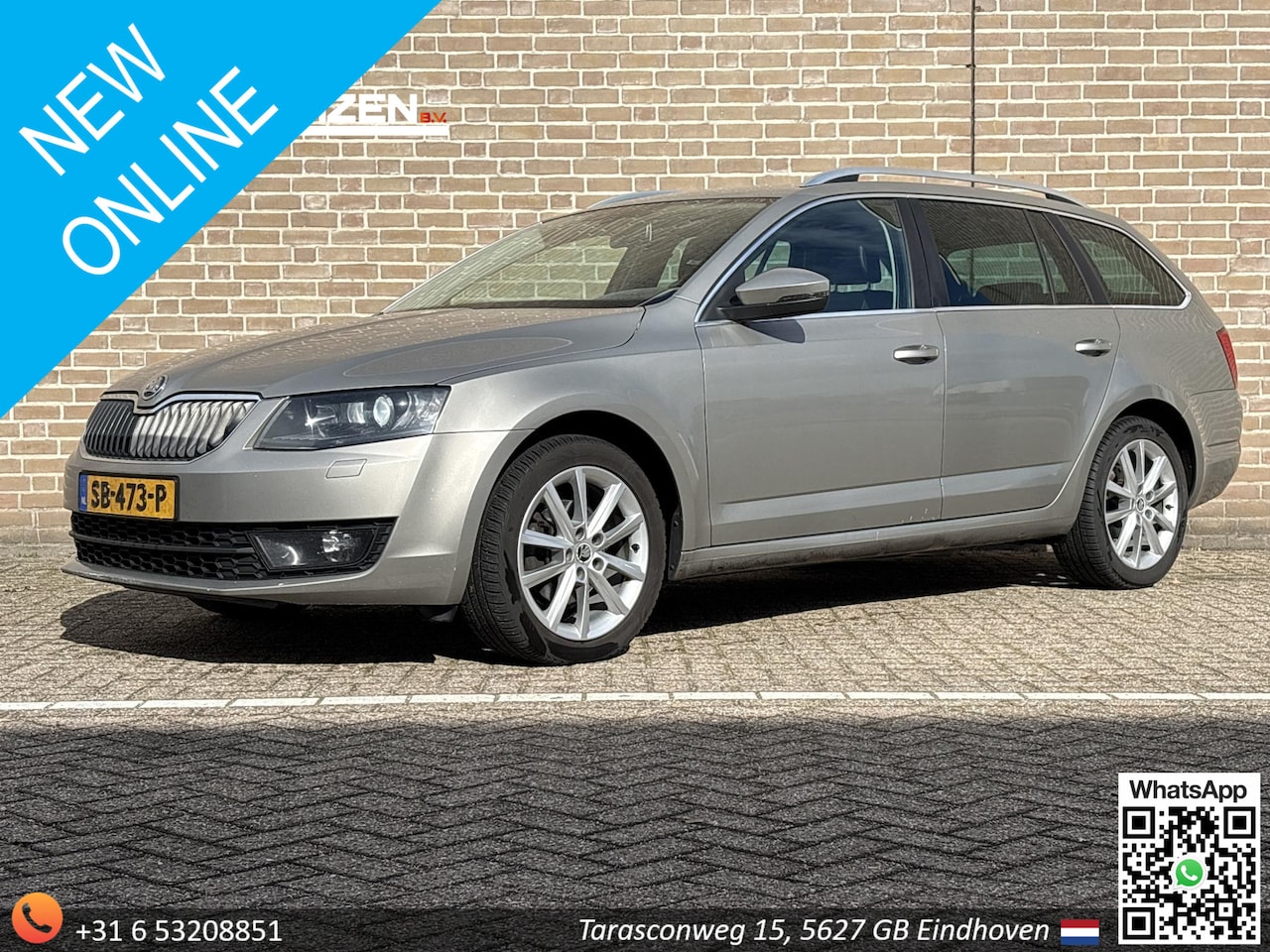 Skoda Octavia Combi - 2.0 TDI Greentech Elegance | Leder | Climate | Cruise | Navi | PDC | Stoelverwarming | APK - AutoWereld.nl