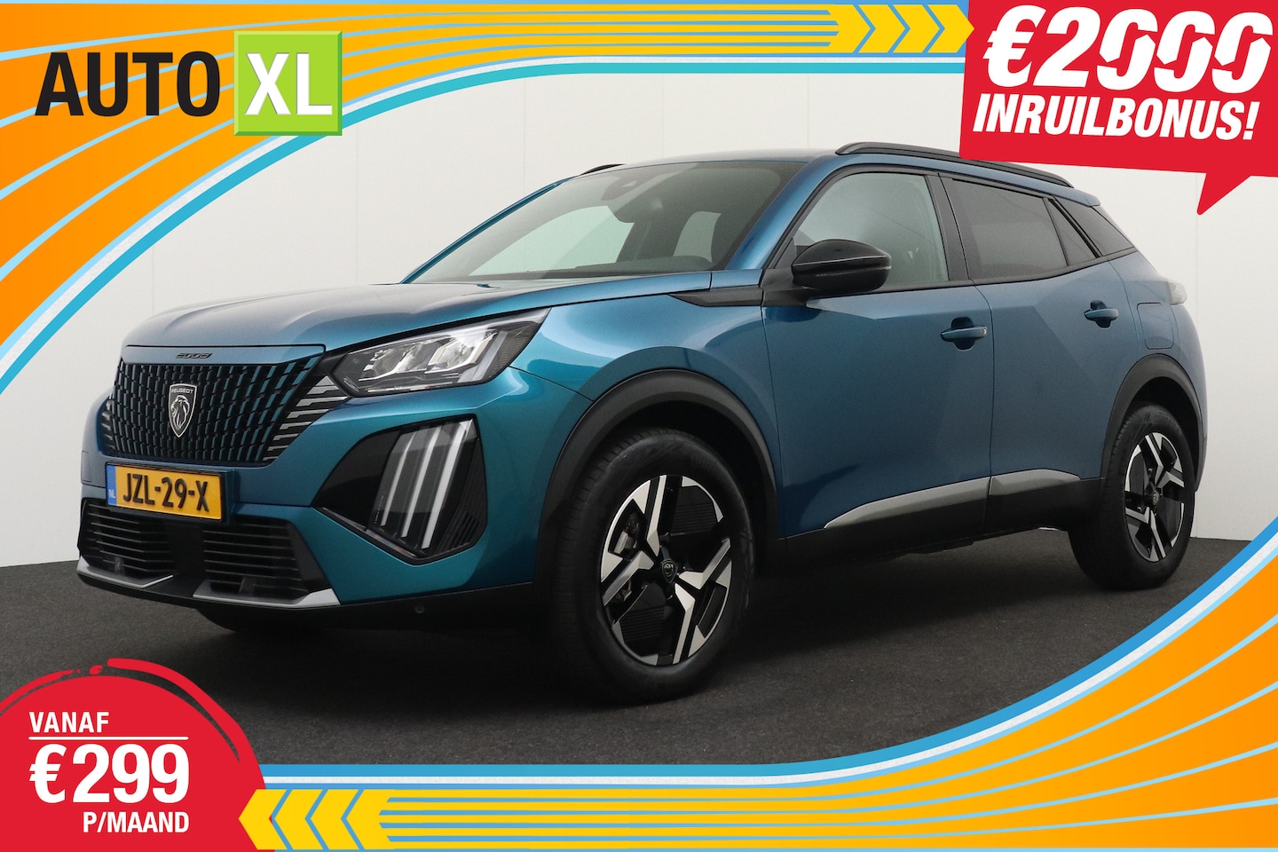 Peugeot 2008 - 1.2 136 PK Aut. Hybrid Allure Half-Leder Climate Carplay 17'LMV - AutoWereld.nl