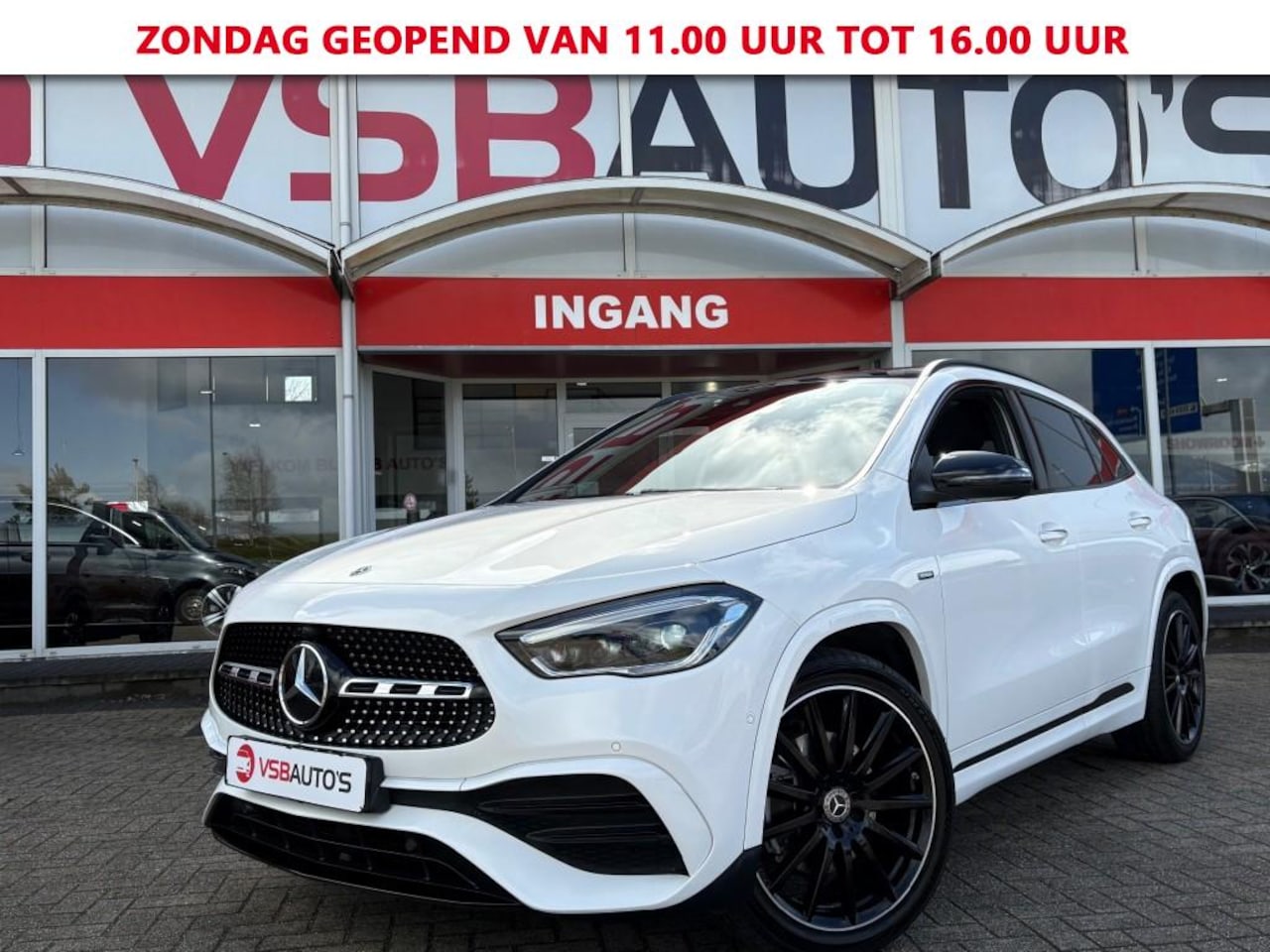Mercedes-Benz GLA-Klasse - GLA 250e AUT. 218PK AMG-PAKKET PANO-DAK SFEER NAVI CAMERA MEMORY SOUND - AutoWereld.nl