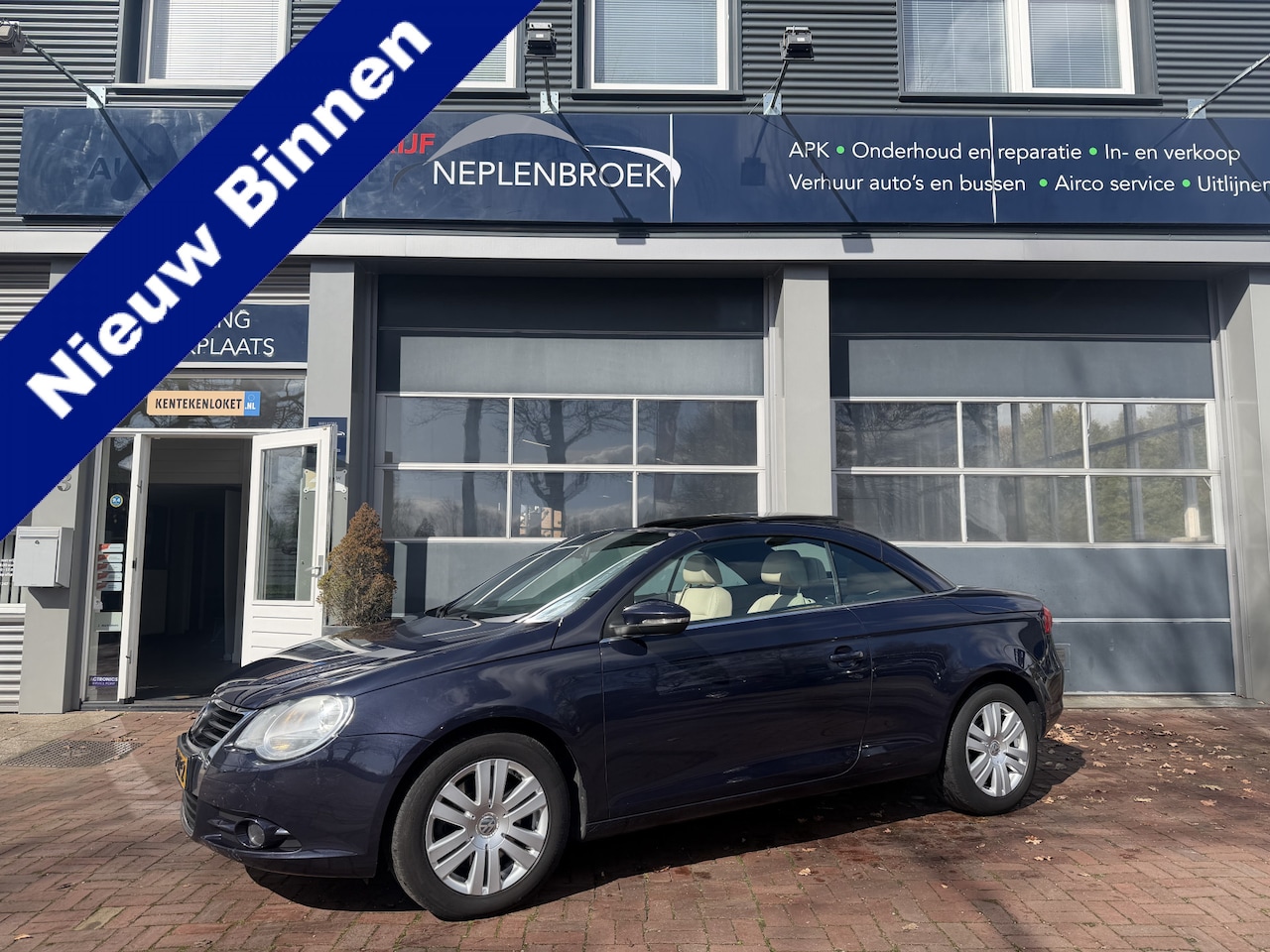 Volkswagen Eos - 1.4 TSI Leer,16Inch,Clima,Cv.Navi,Schuifdak Bj 2008  Apk 11-2026 - AutoWereld.nl