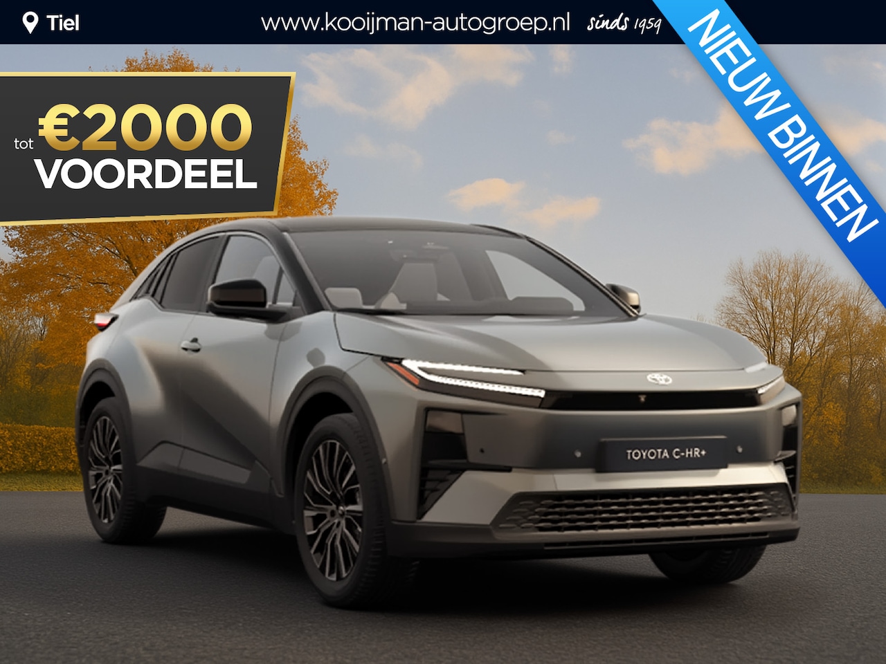 Toyota C-HR - Dynamic Limited Edition 57.7 kWh ACTIE! SNEL RIJDEN! Nu €2.000,- voordeel! Nu extra scherp - AutoWereld.nl