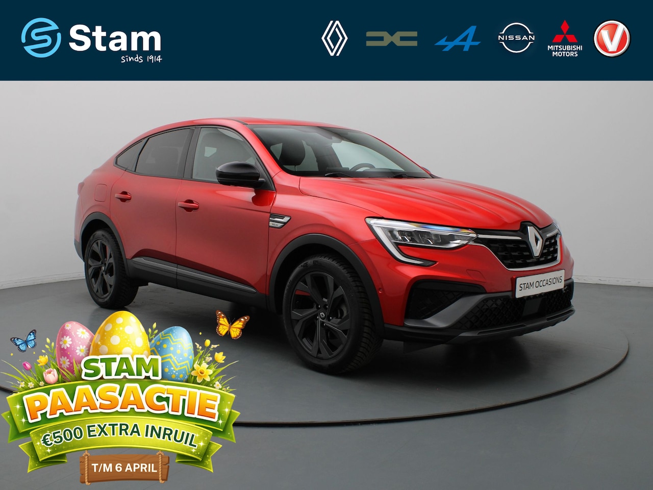 Renault Arkana - E-Tech Hybrid 145pk R.S. Line Automaat Camera | Adapt. Cruise | Navi | Parkeersens. v+a | - AutoWereld.nl