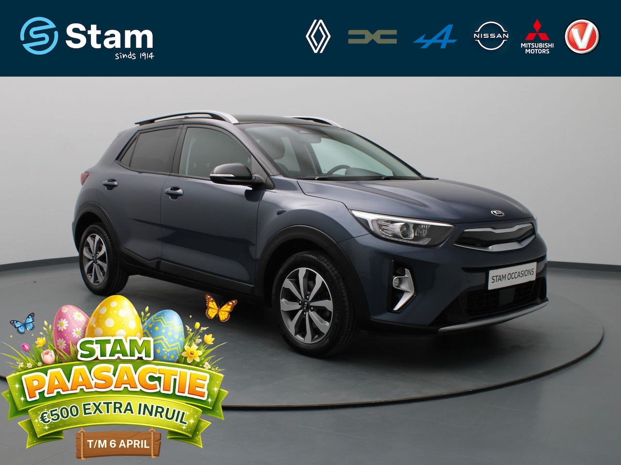 Kia Stonic - T-GDi MHEV DynamicPlusLine 100pk Camera | Cruise | Navi | Parkeersens. achter - AutoWereld.nl