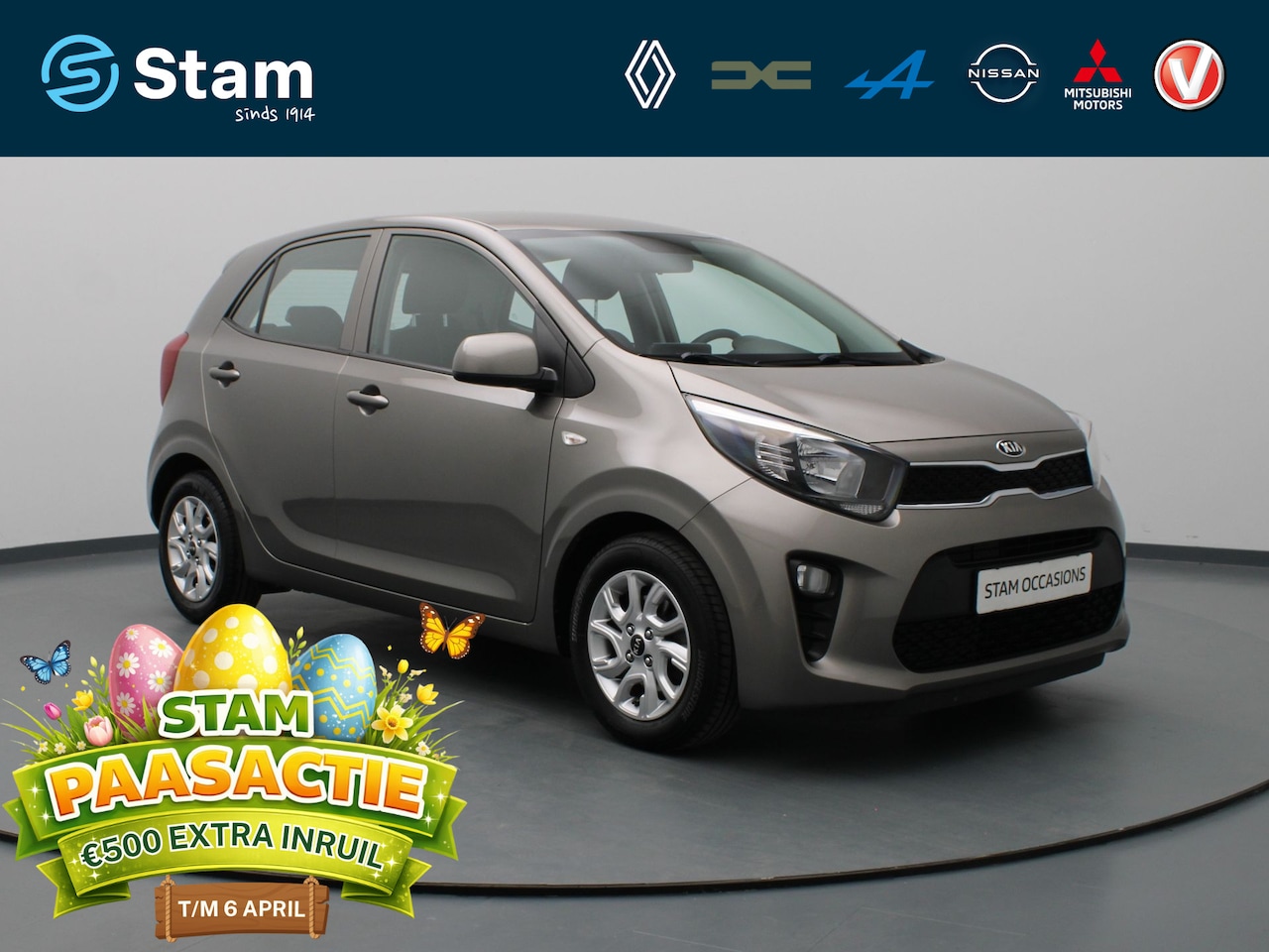 Kia Picanto - CVVT 67pk ComfortPlusLine Navigator Airco | Camera | Carplay | Navi - AutoWereld.nl