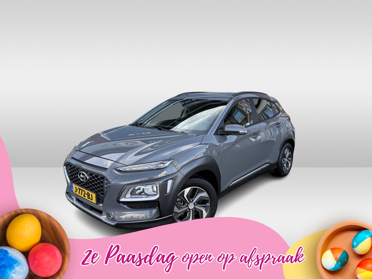 Hyundai Kona - 1.6 GDI HEV Fashion | applecarplay/android auto | 16 inch velgen | - AutoWereld.nl