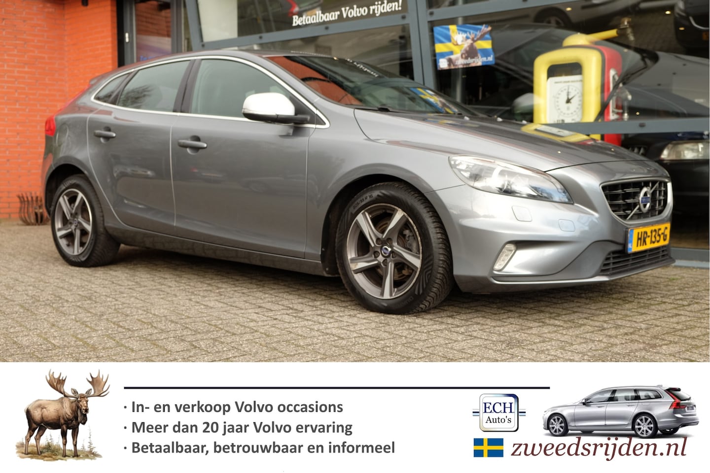 Volvo V40 - 2.0 D2 R-Design Business 2.0 D2 R-Design Business, Xenon, Stoelverwarming, Navi - AutoWereld.nl