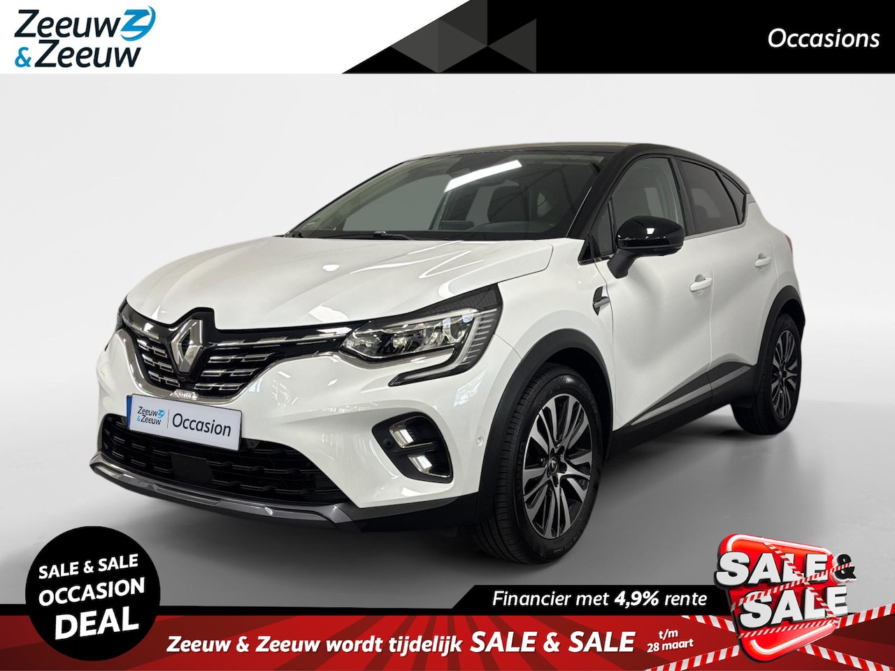 Renault Captur - 1.3 TCe 130 Initiale Paris AUTOMAAT NAVI AIRCO CAMERA LEER STOELVERWARMING BOSE APPLE CARP - AutoWereld.nl