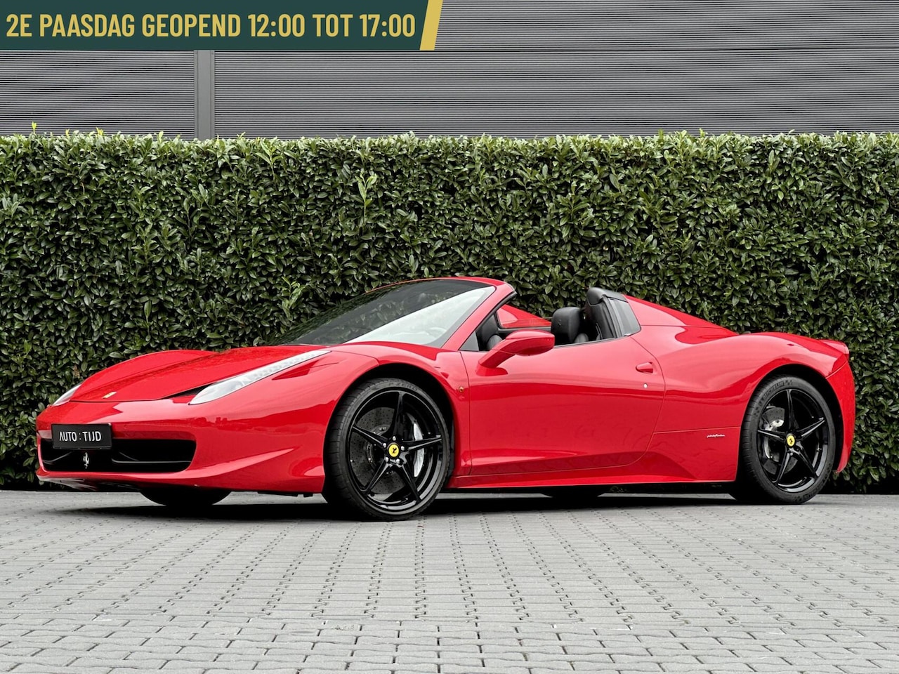 Ferrari 458 - 4.5 V8 Spider HELE 4.5 V8 Spider HELE, CARBON, LEDER, CAMERA, KERAMISCH, XENON, ECC-AIRCO, STOELVERWARMING, L - AutoWereld.nl