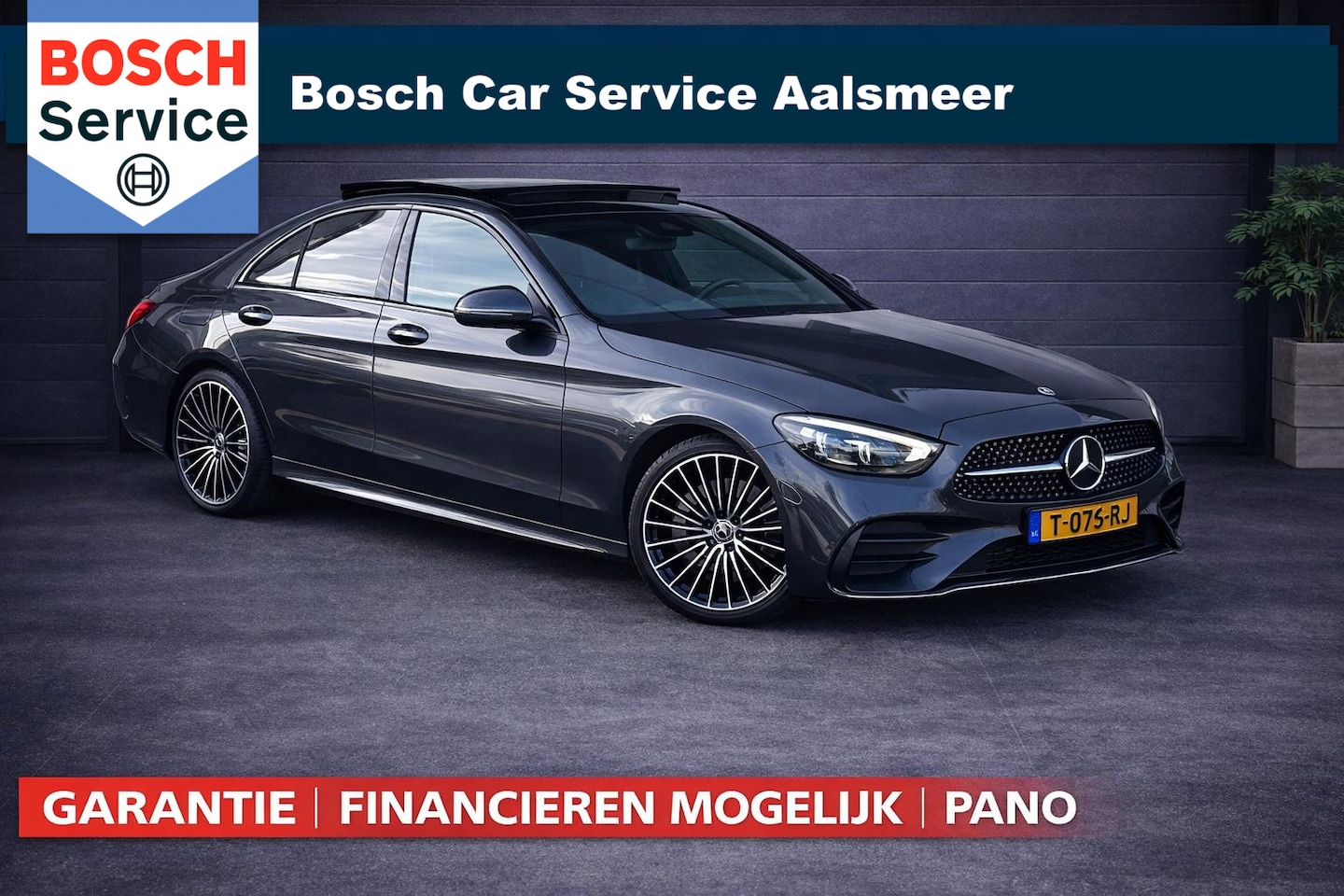 Mercedes-Benz C-klasse - 200 AMG Line / PANO /360 CAMERA / TREKHAAK / MEMORY / - AutoWereld.nl