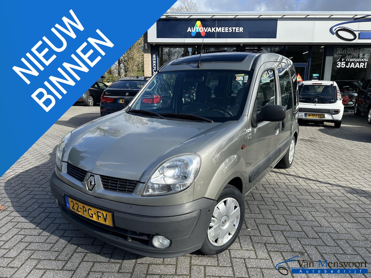 Renault Kangoo - 1.6 16V Privilège NweAPK|Airco|Zonnedak - AutoWereld.nl
