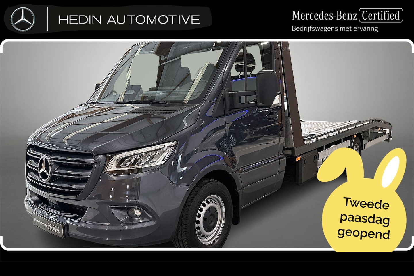 Mercedes-Benz Sprinter - 319 Diesel L3 Automaat RWD Oprijwagen | Distronic+ | Trekhaak | LED | Airco - AutoWereld.nl
