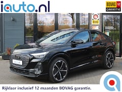 Audi Q4 Sportback e-tron - 50 quattro Advanced edition 77 kWh Optiek Zwart Pano/Keyless/Navi+/Elek. stoelen+mem/CarPl