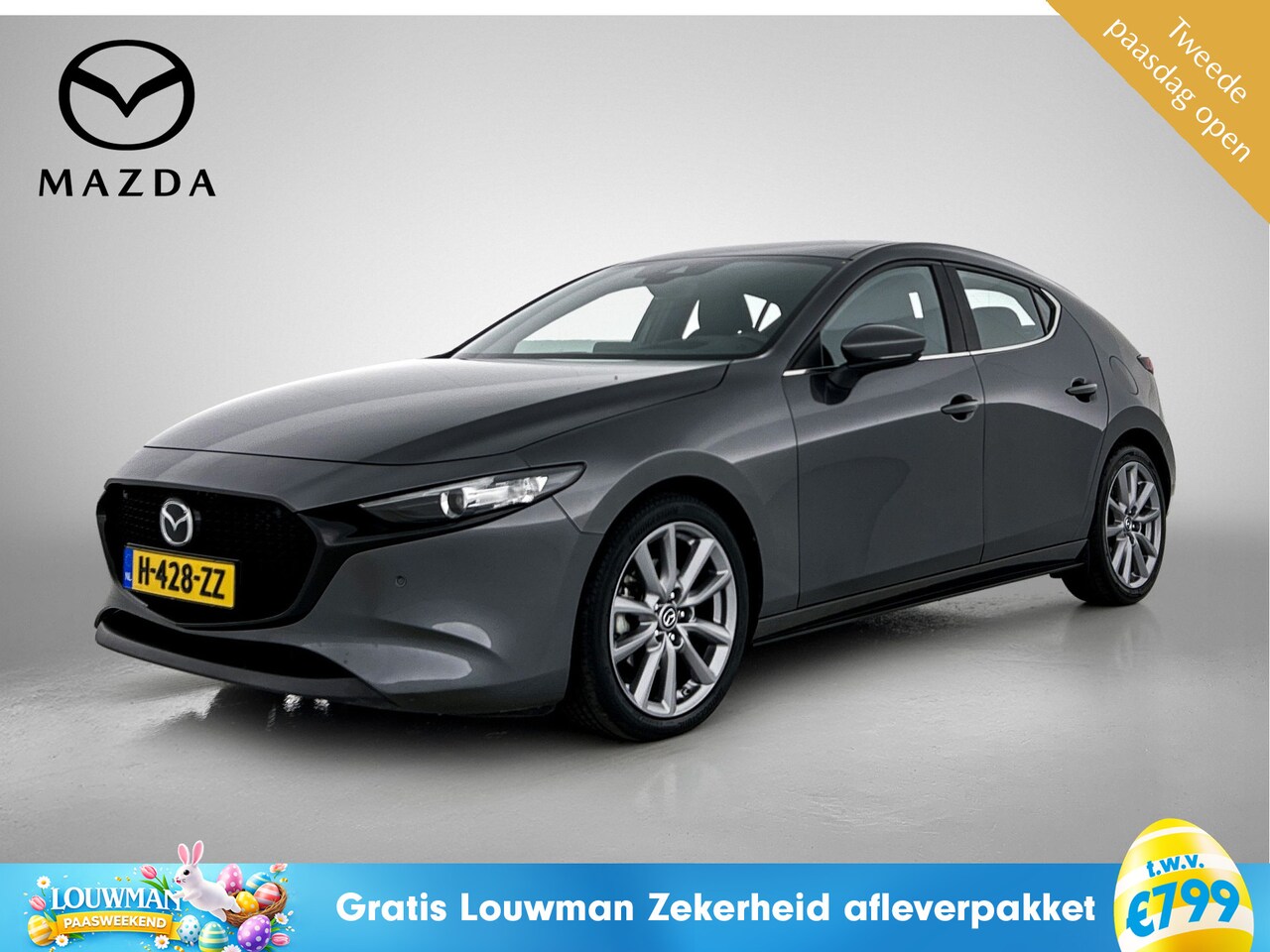 Mazda 3 - 2.0 e-SkyActiv-X M Hybrid 180 Comfort / Bose sound / Camera / Navigatie / Stuur en stoelve - AutoWereld.nl