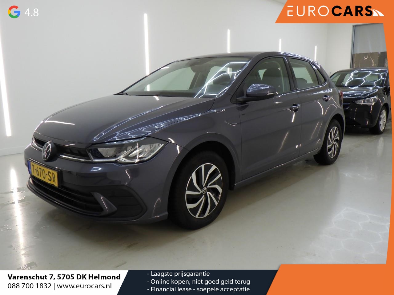Volkswagen Polo - 1.0 TSI Life Airco Navi Carplay Adaptive Cruise Control Full LED 15" LM Velgen Digital Das - AutoWereld.nl