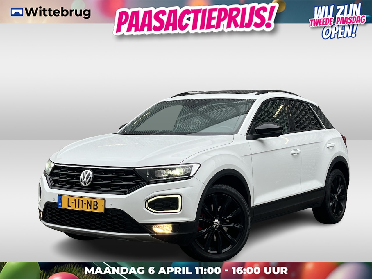 Volkswagen T-Roc - 1.5 TSI 150PK Sport Business / Digitaal dashboard / Pano / Navigatie / Camera / Parkeersen - AutoWereld.nl