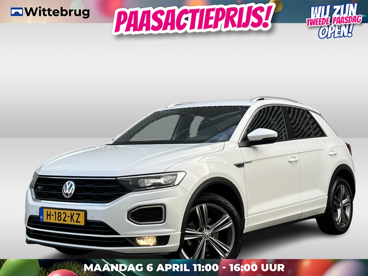 Volkswagen T-Roc - 1.5 TSI R-line / Digitaal dashboard / Navigatie / 2x R-line / Afneembare trekhaak / Parkee - AutoWereld.nl