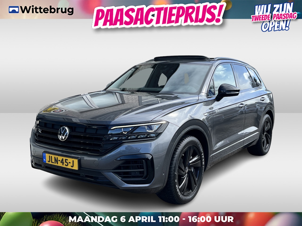 Volkswagen Touareg - 3.0 TSi eHybrid 4MOTION R / AUTOMAAT/ PANO/ 462PK/ LUCHTVERING/ LEER/ HEAD-UP DISPLAY/ ADA - AutoWereld.nl
