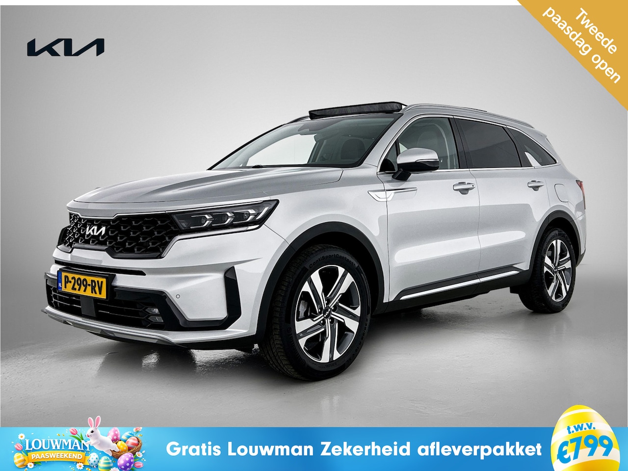 Kia Sorento - 1.6 T-GDI Hybrid DynamicPlusLine 7p. | Leder | Panoramadak | BOSE | 7-Persoons | Adaptive - AutoWereld.nl