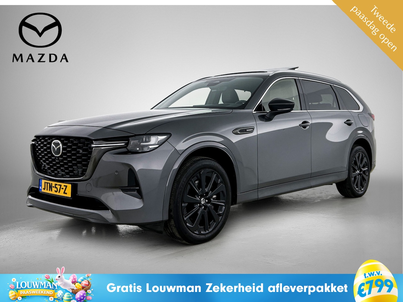 Mazda CX-80 - 2.5 e-SkyActiv PHEV Homura Plus Leder | Pano-dak | Navigatie | Stoelverwarming | Adaptieve - AutoWereld.nl