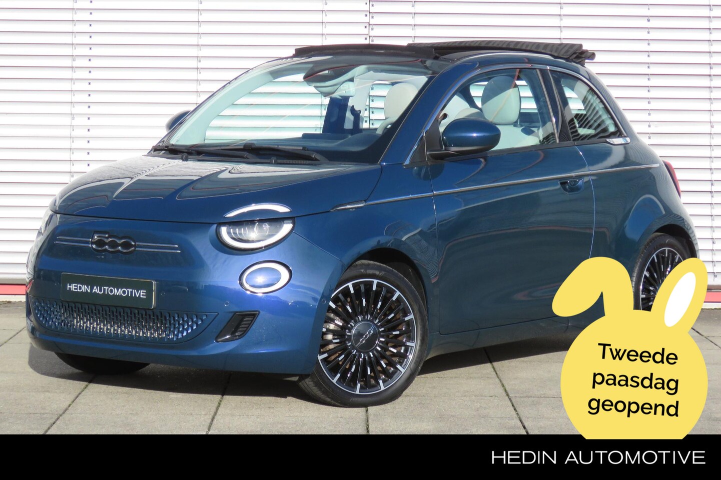 Fiat 500e - Cabrio La Prima 42 kWh | Compact, Elektrisch & Premium | Stoelverwarming | LED | Navigatie - AutoWereld.nl
