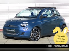 Fiat 500e - Cabrio La Prima 42 kWh | Compact, Elektrisch & Premium | SOH 91% | Stoelverwarming | LED |