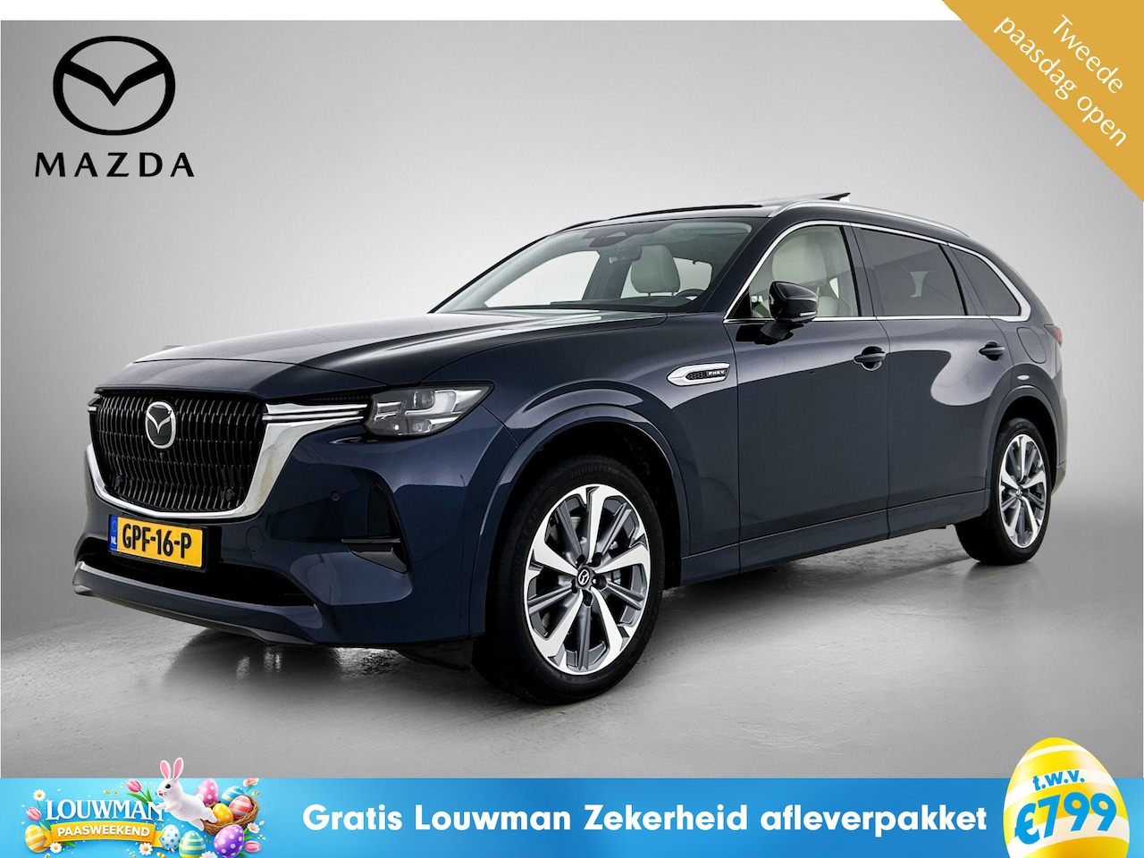 Mazda CX-80 - 2.5 e-SkyActiv PHEV Takumi Plus 6p. | Trekhaak | Full Options | Mazda-paasweekend - AutoWereld.nl