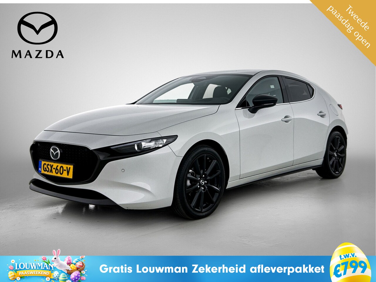 Mazda 3 - 2.0 e-SkyActiv-X M Hybrid 186 Homura Mazda-paasweekend - AutoWereld.nl