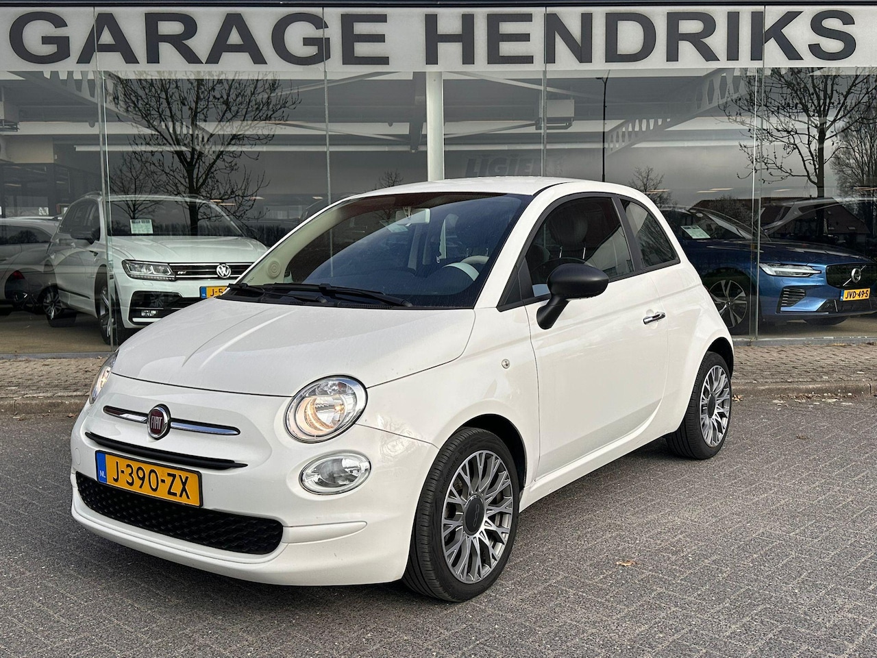 Fiat 500 - 1.0 Hybrid Pop | Airco | 16"LM velgen | Cruise Control | Bianco Gelato | - AutoWereld.nl