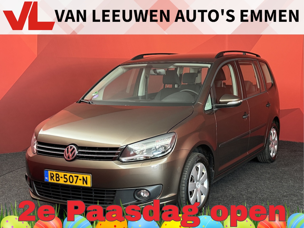Volkswagen Touran - 1.2 TSI Easyline 7persoons | Navigatie | Trekhaak | Stoelverwarming - AutoWereld.nl