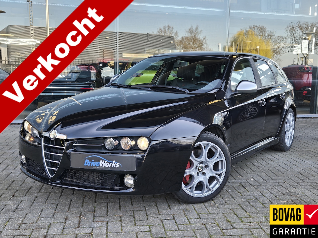 Alfa Romeo 159 Sportwagon - 1.750 TBI | TI | Leer | Xenon | 19" | Onderhoudhistorie Interesse, Proefrit? Bel of app me - AutoWereld.nl