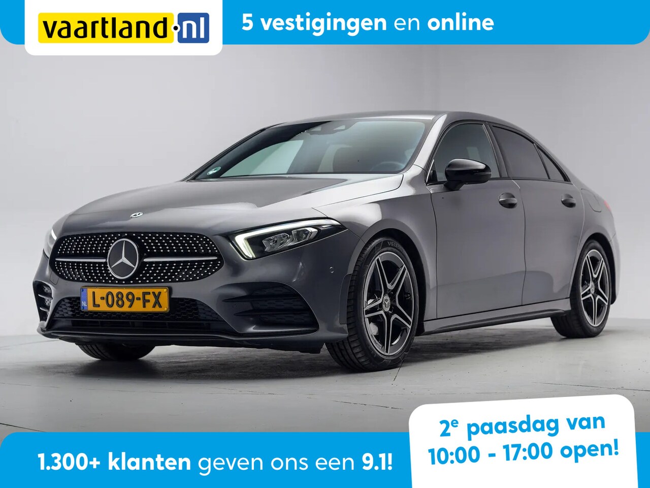 Mercedes-Benz A-klasse - 180 AMG Business Solution Aut. [ LED Stoelverwarming Clima Leder /Alcantara] - AutoWereld.nl