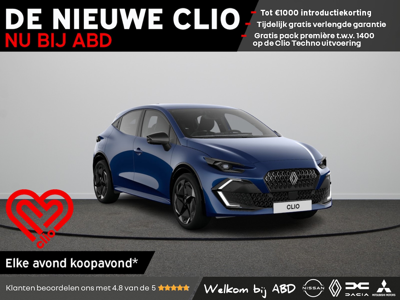Renault Clio - Techno Full hybrid | Achteruitrijcamera | Adaptive Cruise Control | Elektronisch geregelde - AutoWereld.nl