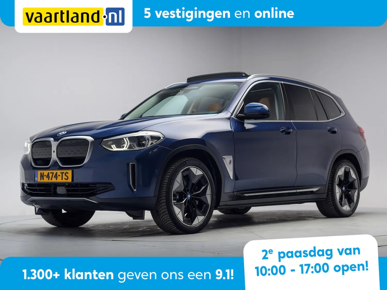 BMW iX3 - High Executive 80 kWh 3-Fase [ Panoramadak H-K Sportstoelen Adapt.cruise ] - AutoWereld.nl